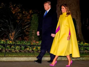Melania Trump yellow dress