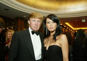 Melania Trump and Donald Trump photo